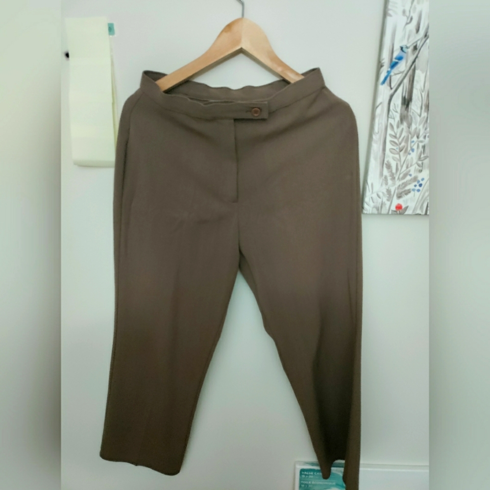 Investments Brown Ankle Pants